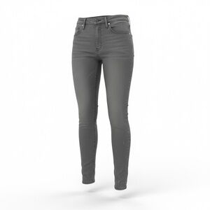 7 For All Mankind Gray Skinny Jeans